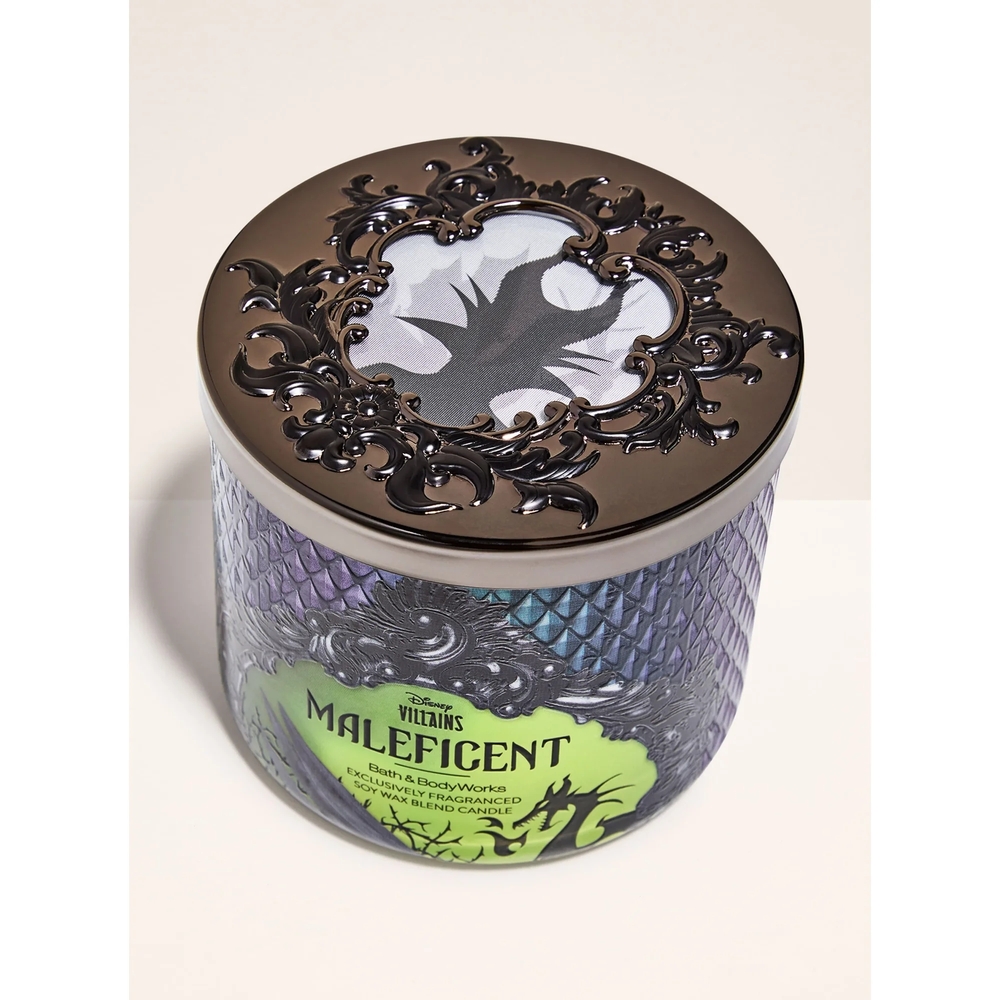 Bath & Body Maleficent Castle 3 Wick Holder - Picture 3 of 13